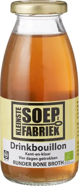 Kleinstesoepfabriek Drinkbouillon Rund (245 ml)