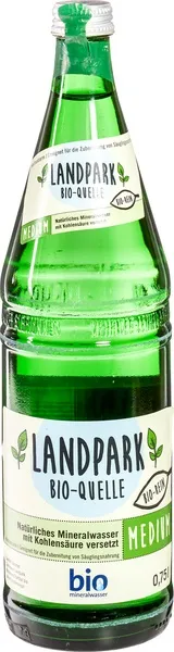 Landpark Bio-quelle Mineraalwater Licht Bruisend (750 ml)