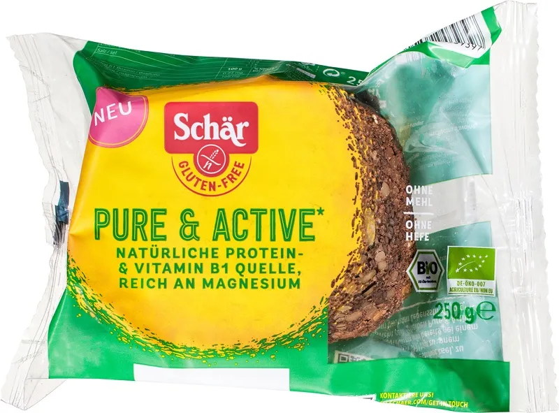 Schär Bread Pure & Active Glutenvrij (250 gr)
