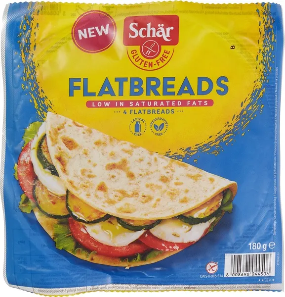 Schär Flatbreads Glutenvrij (180 gr)