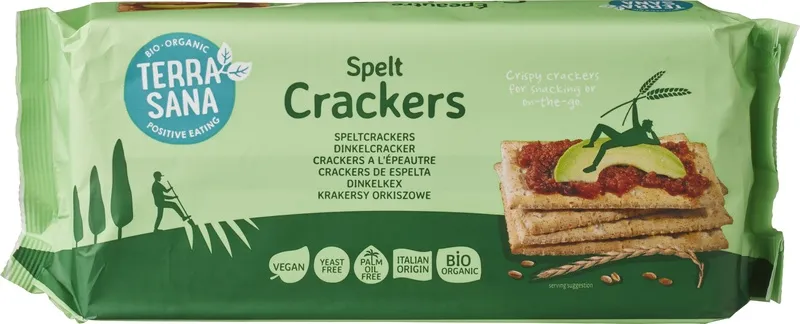 TerraSana Crackers Spelt (250 gr)