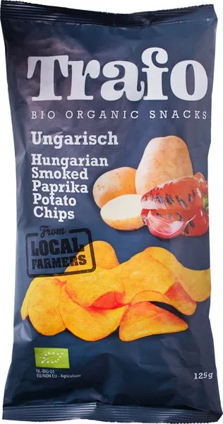 Trafo Aardappelchips Hongaarse Paprika (125 gr)