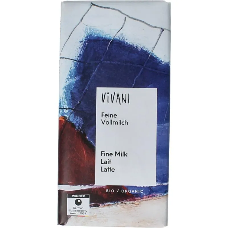 Vivani Chocolate Bar Fine Milk (80 gr)