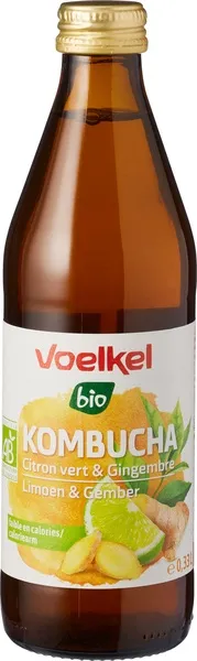 Voelkel Kombucha Lime Ginger (330 ml)