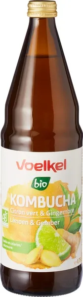 Voelkel Kombucha Lime Ginger (750 ml)