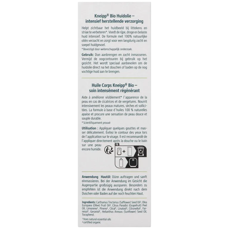 Kneipp Body Oil Bio (Met Pompje) (100 ml) - image 2