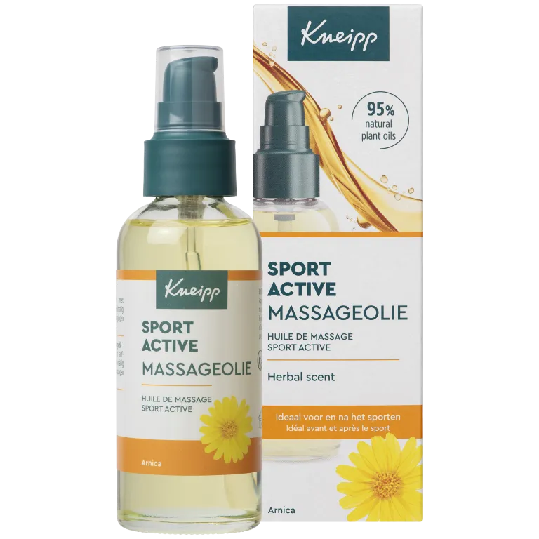 Kneipp Massageolie Sport Active (Met Pompje (100 ml)