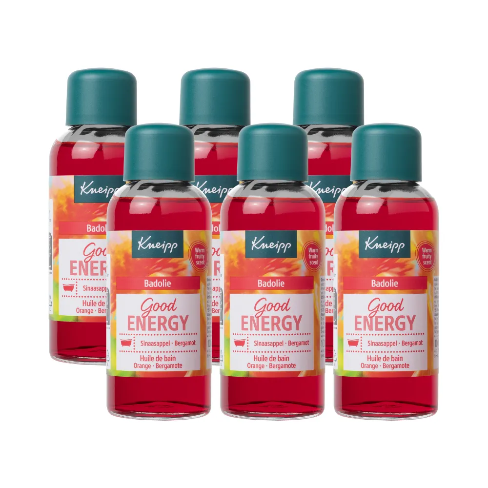 6x Kneipp Badolie Good Energy (6 x 100 ml)