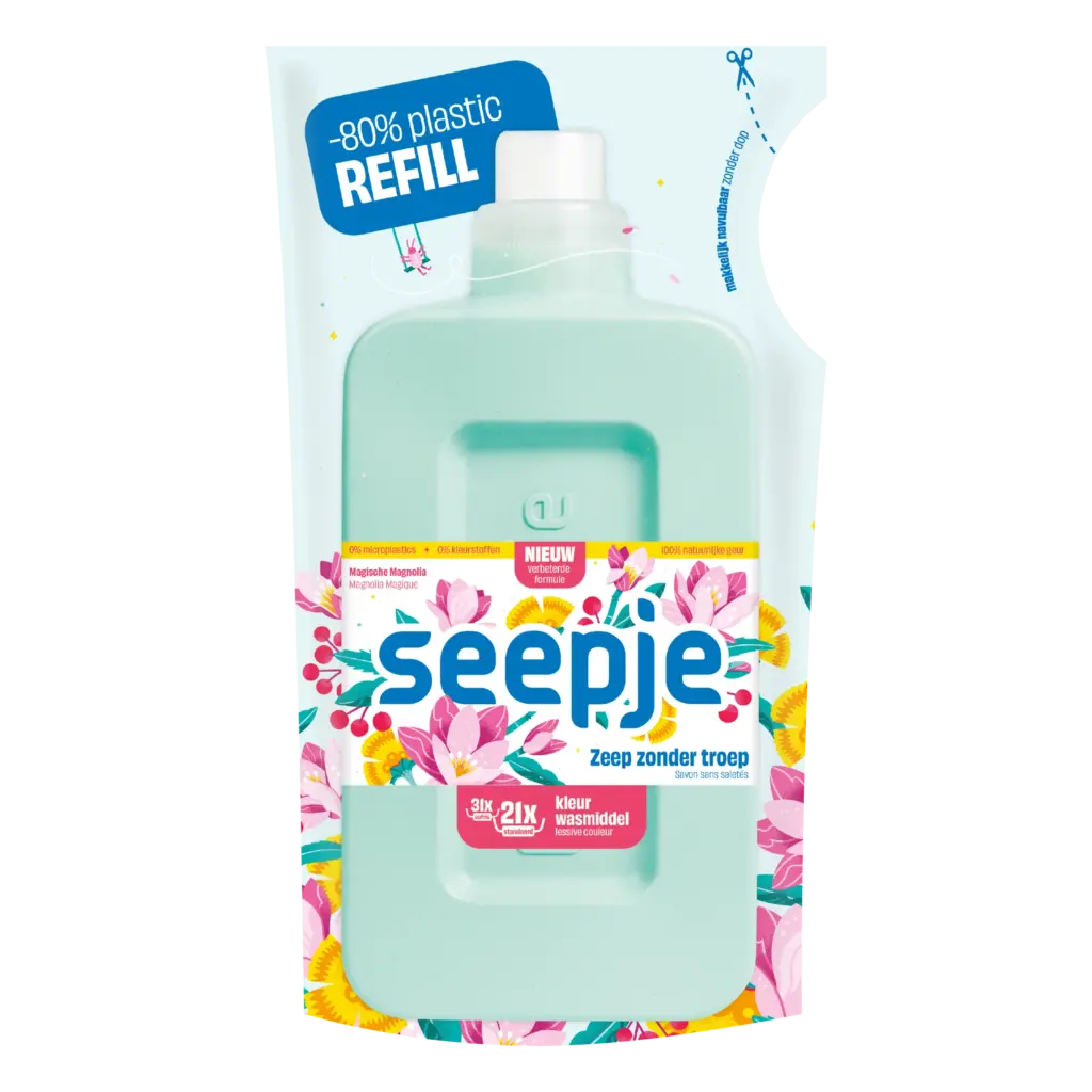 Seepje Wasmiddel Kleur (945 ml) Refill