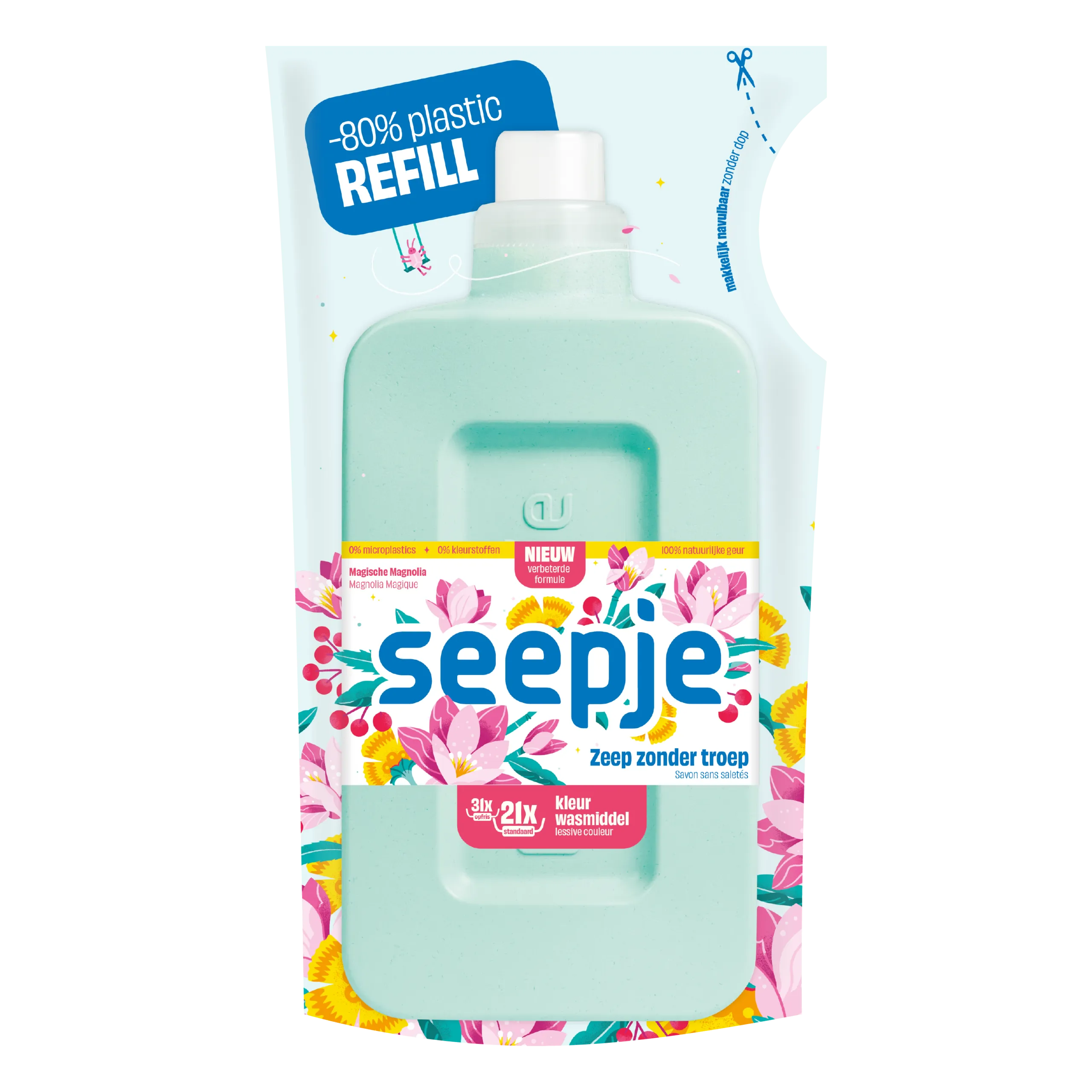 Seepje Wasmiddel Kleur (945 ml) Refill