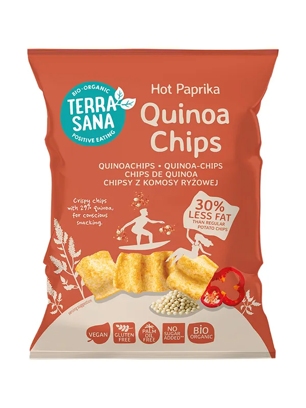 Terrasana Quinoa Chips Hot Paprika (75 gr)