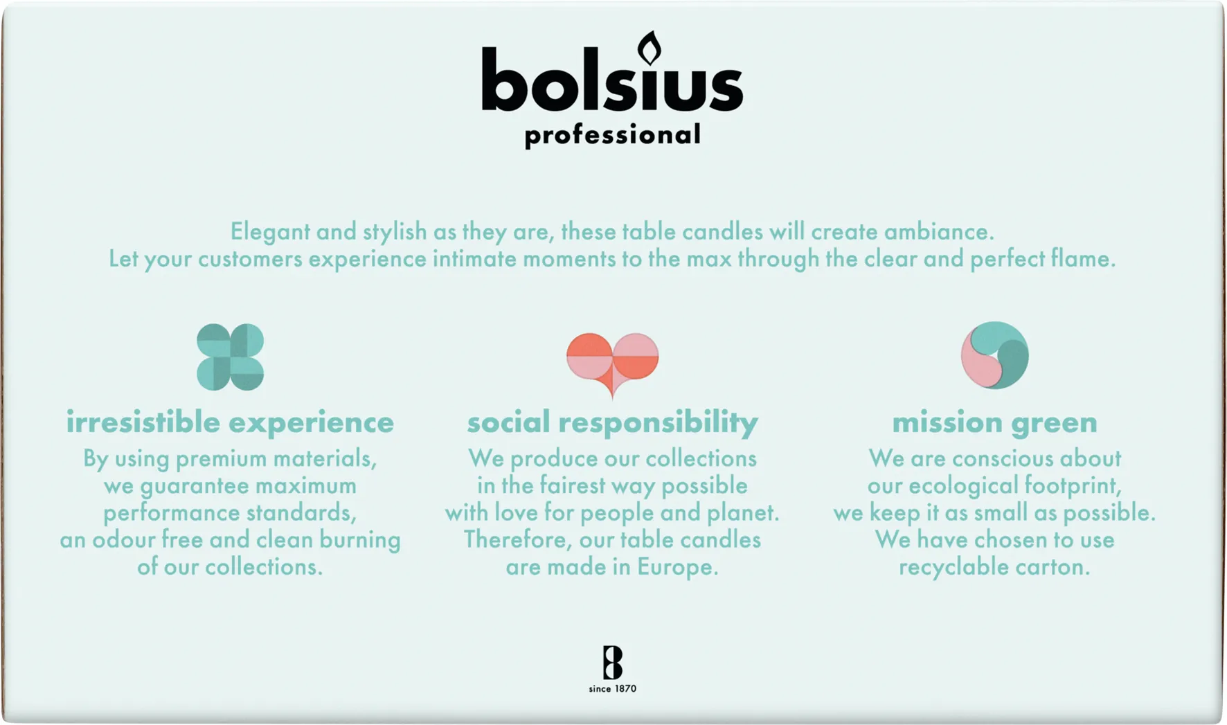 Bolsius Horeca Bistro Kaars 180/21,3 Doos 45 Wit (45 stuks) - image 2