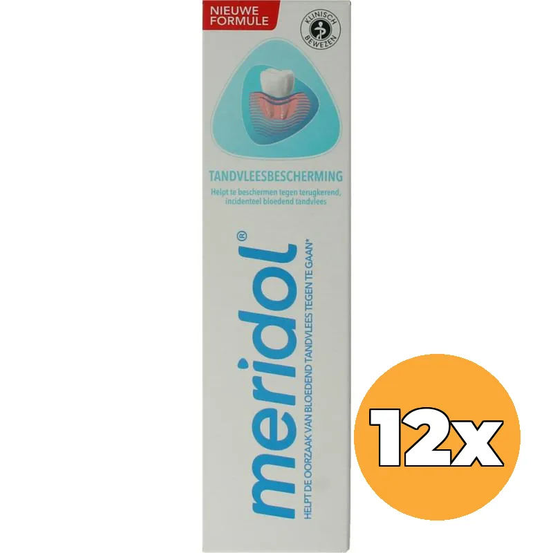 12x Meridol Tandpasta (12 x 75 ml)