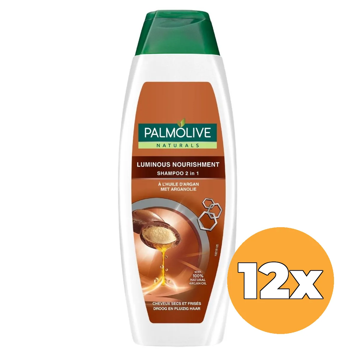 12x Palmolive Shampoo Naturals Argan Oil (12 x 350 ml)