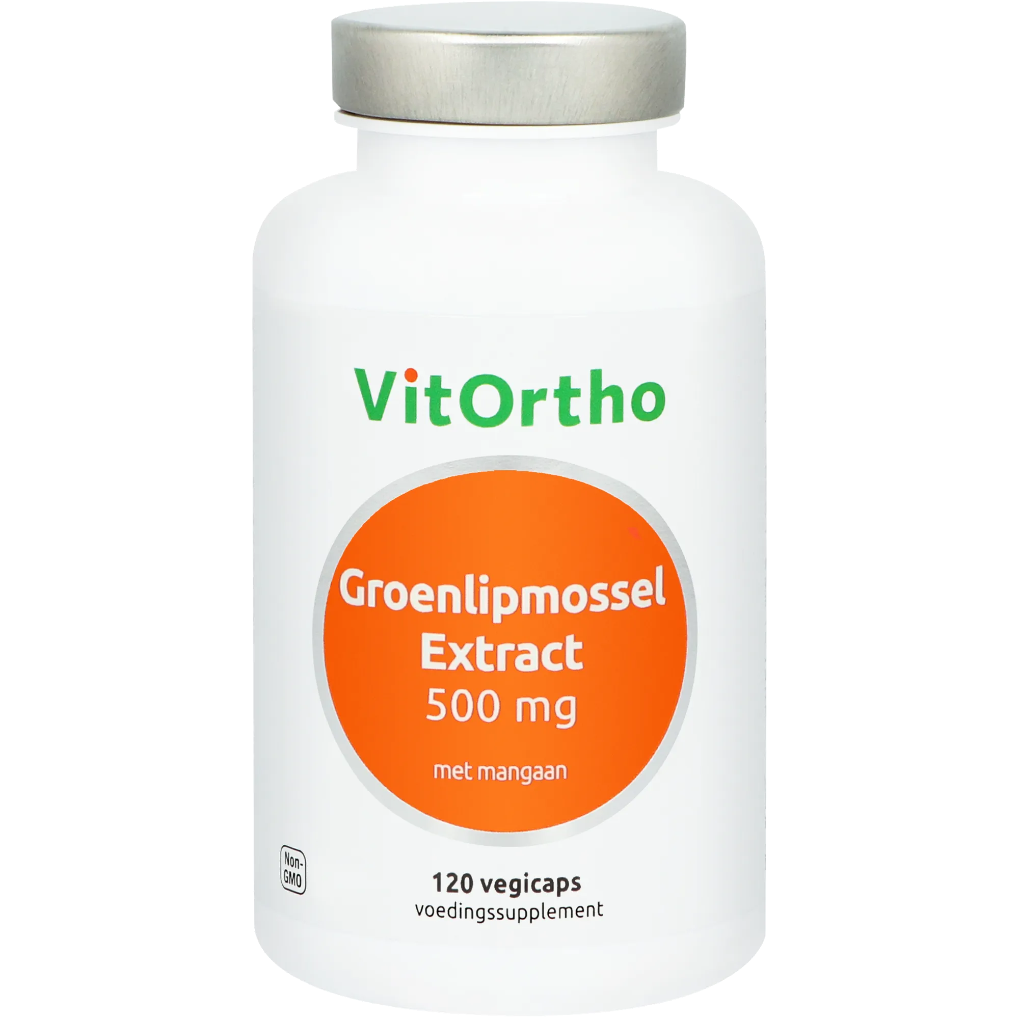 VitOrtho Groenlipmossel Extract 500 mg (120 vega capsules)