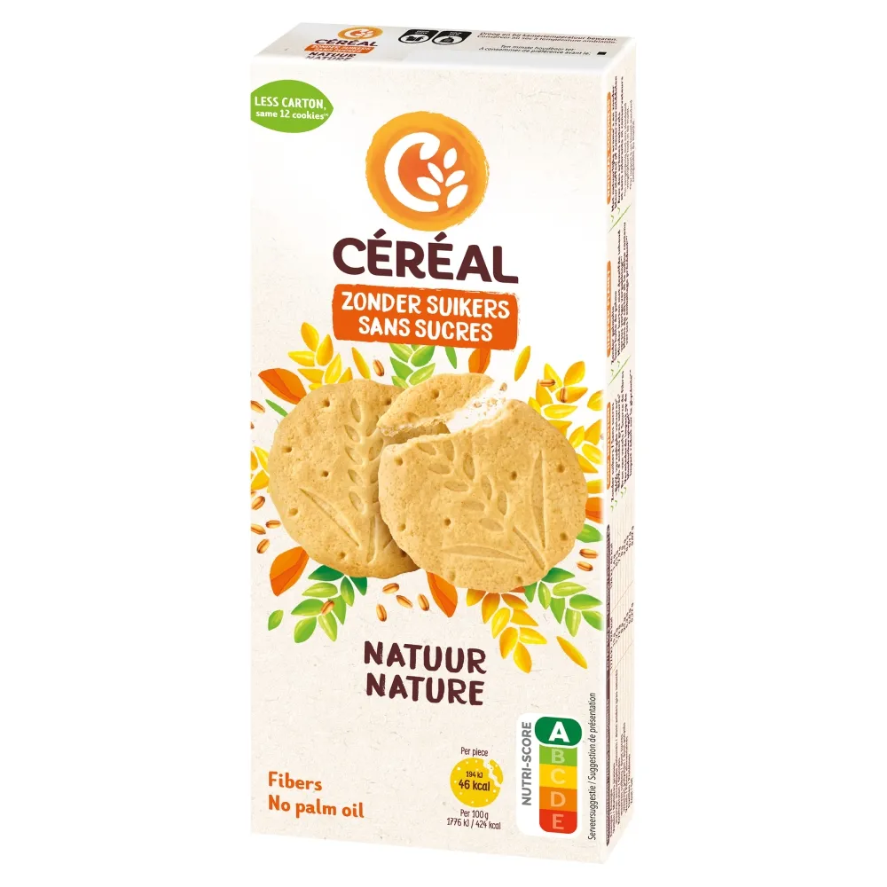 Céréal Zandkoekjes Natuur (3 x 4 stuks)