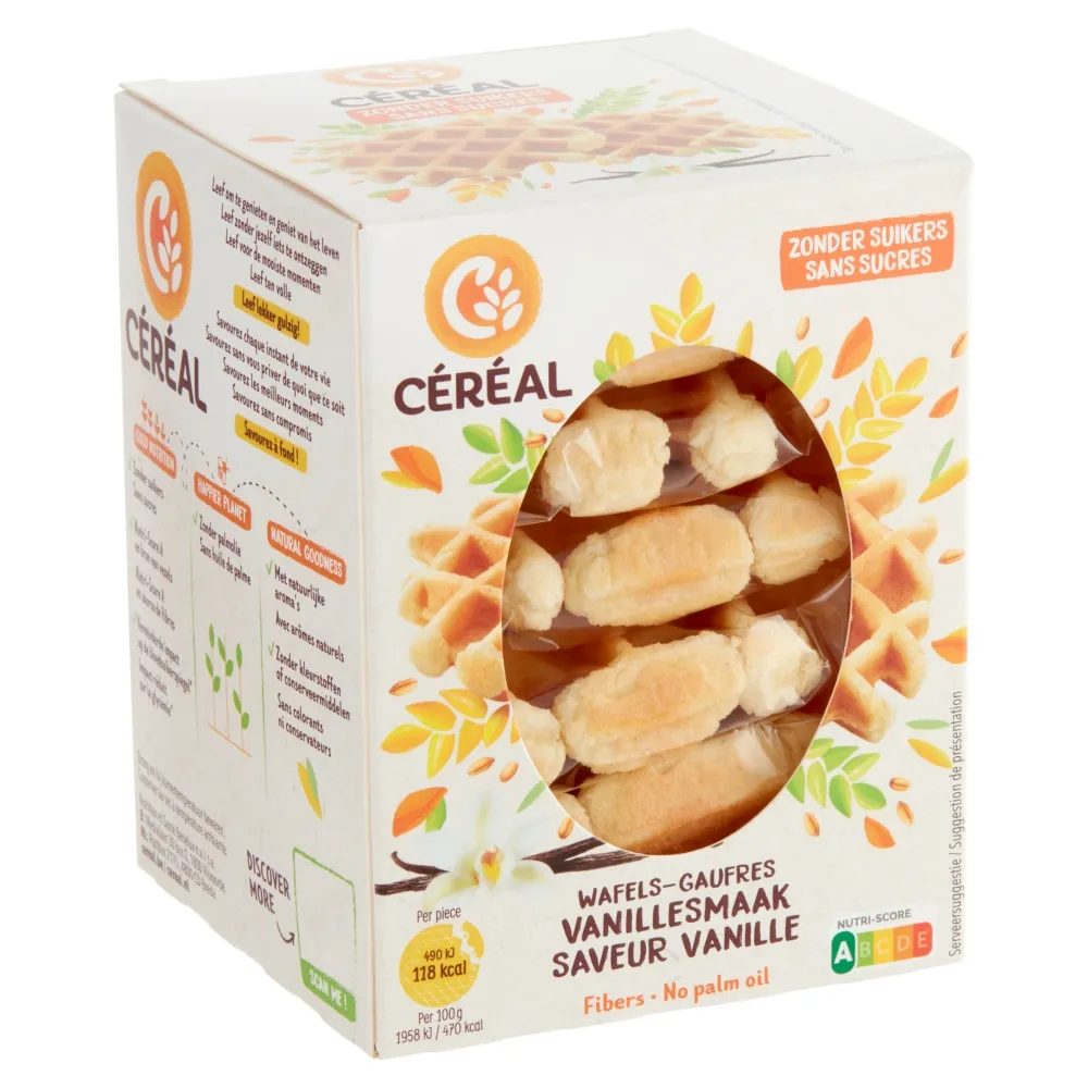 Céréal Zachte Vanilewafels (6 x 25 gr)