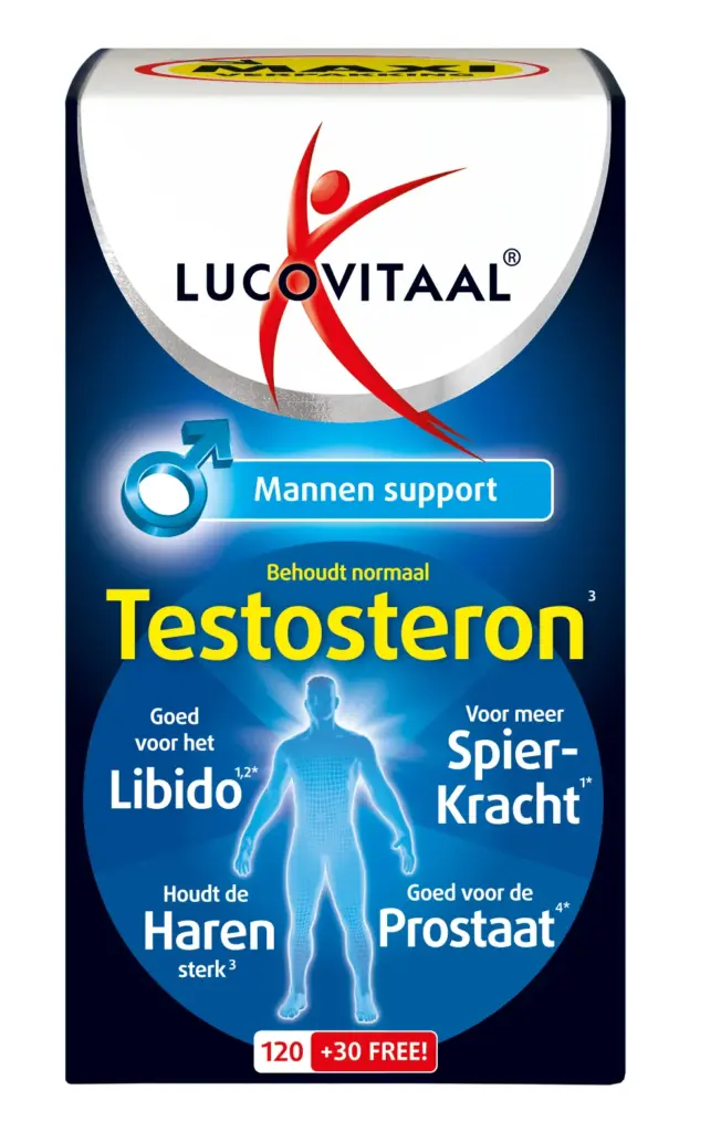 Lucovitaal Testosteron Mannen Support (150 tabletten)
