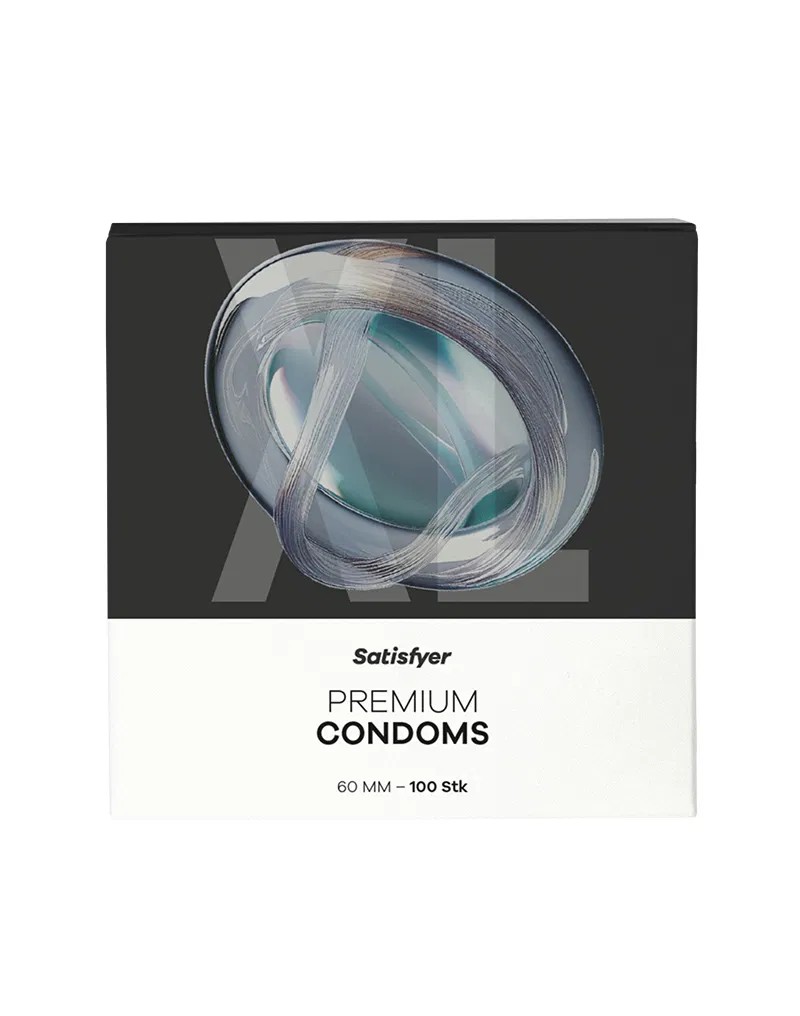 Satisfyer Condoms Size 60 (XL) (100 stuks)