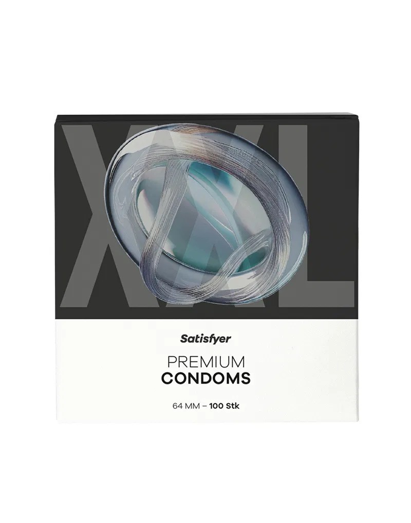 Satisfyer Condoms Size 64 (XXL) (100 stuks)