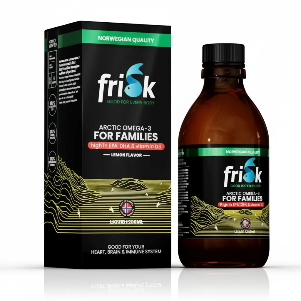 Frisk Arctic Omega 3 For Families Lemon (200 ml)
