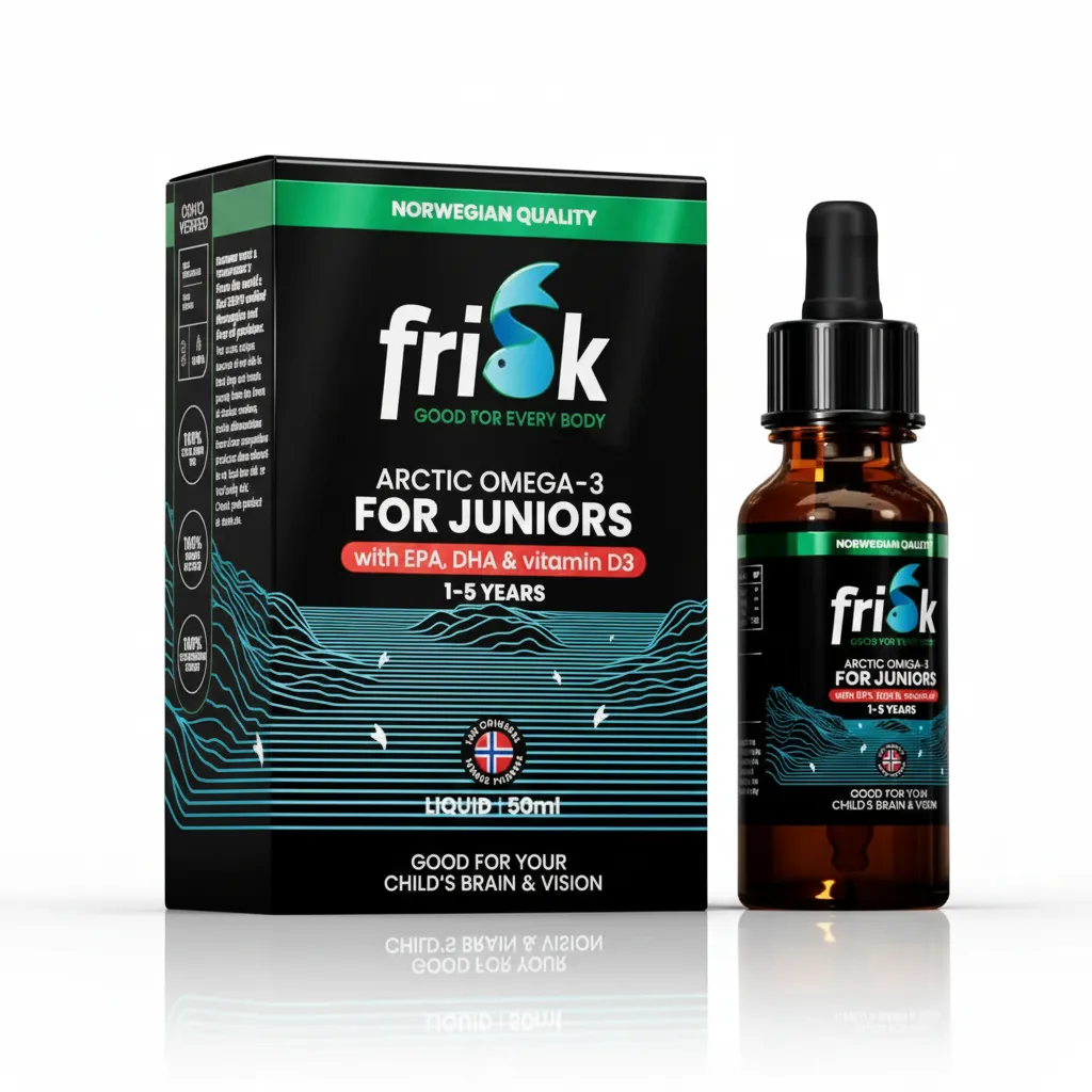 Frisk Arctic Omega 3 For Juniors Lemon (50 ml)