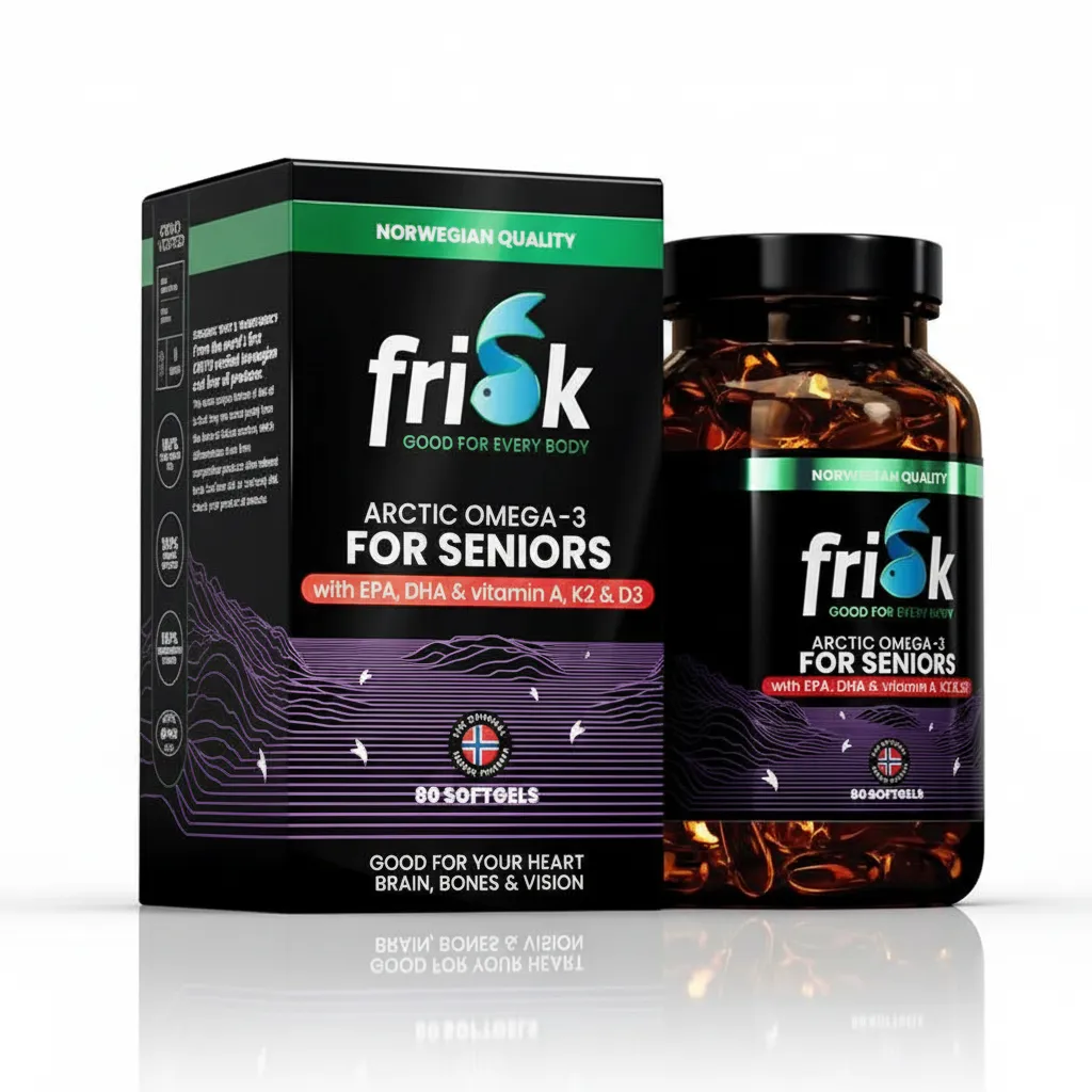 Frisk Arctic Omega 3 For Seniors (80 softgels)