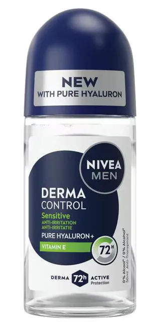 Nivea Men Derma Control Sensitive Deodorant Roller (50 ml)