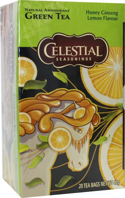 Celestial Seasonings Green Honey Lemon Ginseng (20 stuks)