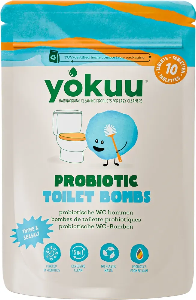 Yokuu Probiotic Toilet Bomb Thyme & Seasalt (10 stuks)