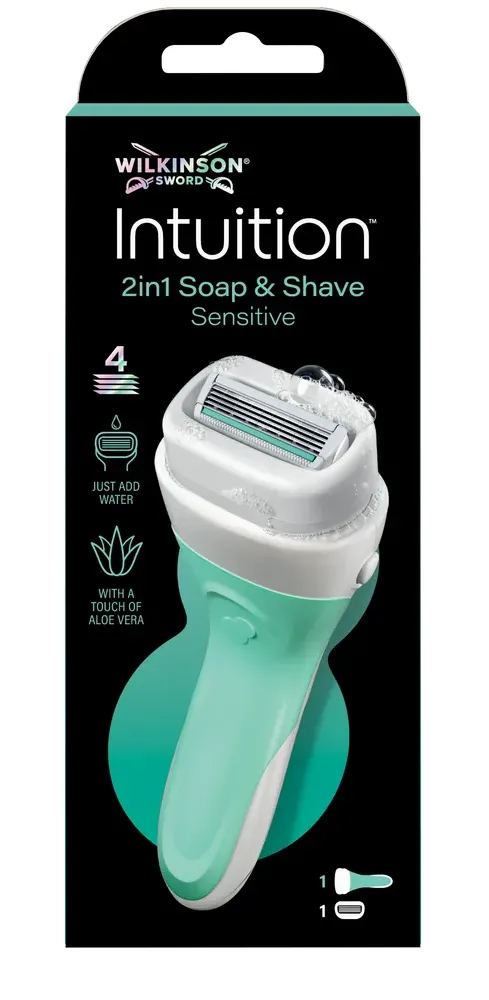 Wilkinson Intuition 2in1 Soap & Shave Sensitive Scheerapparaat (1 stuk)