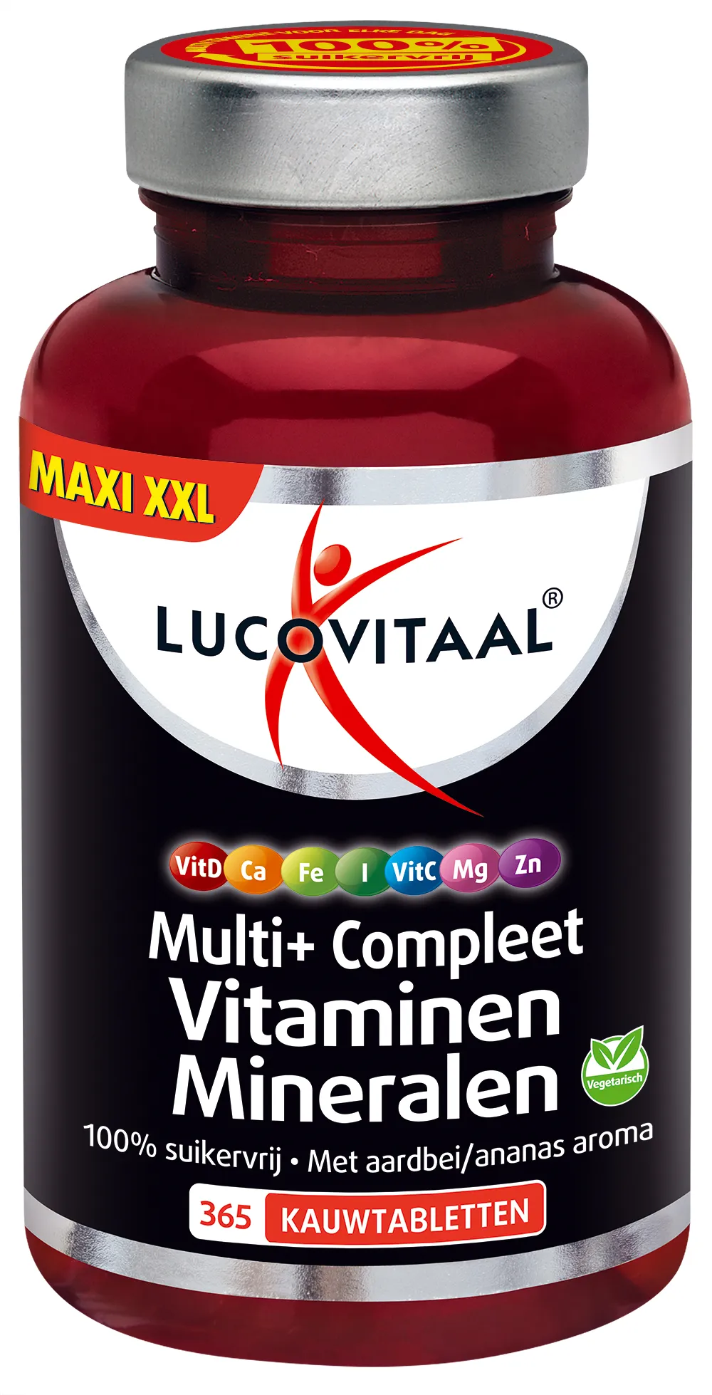 Lucovitaal Multi+ Compleet Vitaminen & Mineralen (365 kauwtabletten)