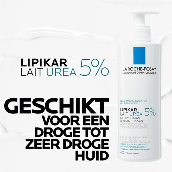 La Roche-Posay Lipikar Urea 5% Lait Lissant (400 ml) - image 9