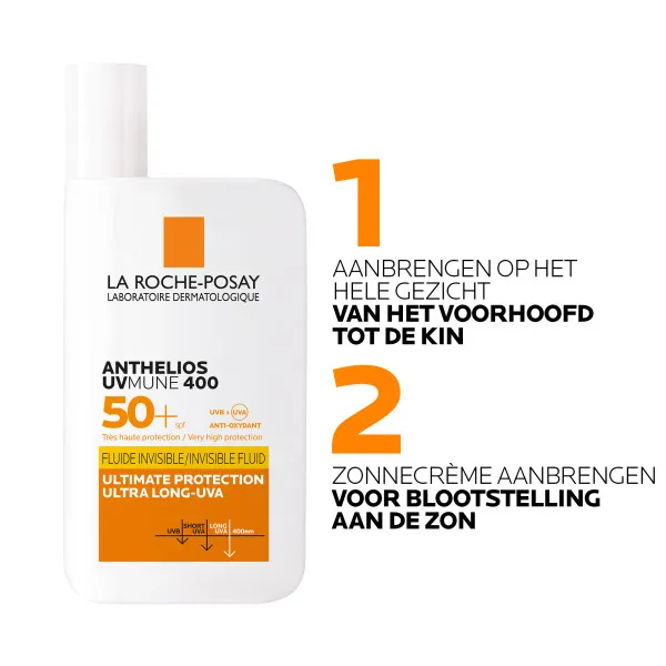 La Roche-Posay Anthelios Uvmune 400 Invisible Fluid SPF50 (50 ml) - image 9