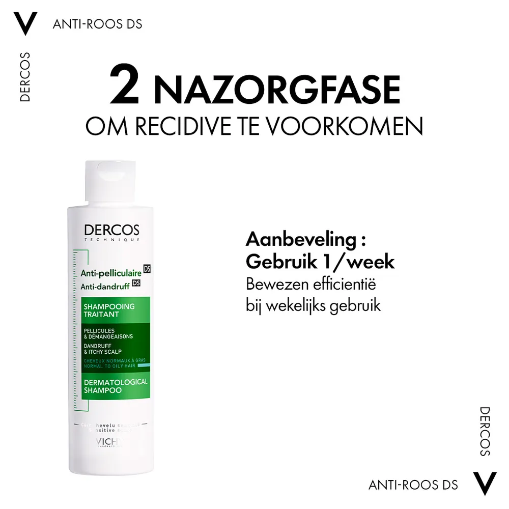 Vichy Dercos Anti-roos Shampoo Normaal tot Vet Haar (200 ml) - image 3