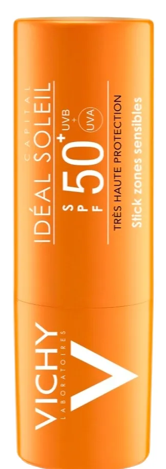 Vichy Ideal Soleil Stick Zones Sensibles SPF50+ (9 gr)