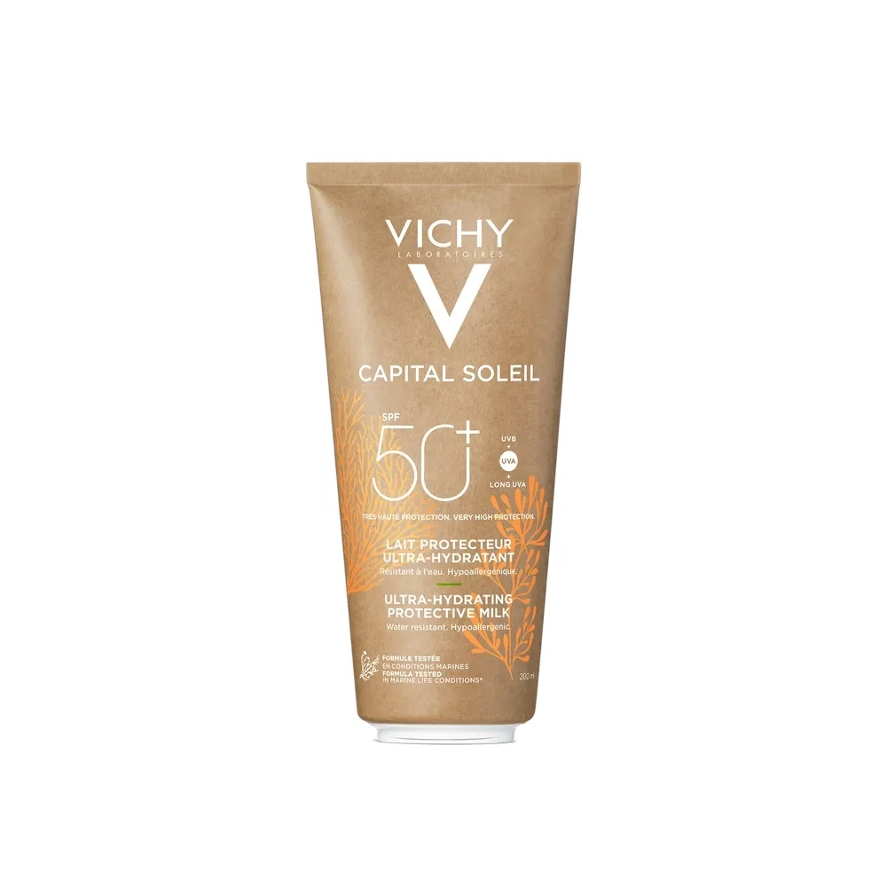 Vichy Capital Soleil Solar Eco-designed Milk Face & Body SPF50+ (200 ml)