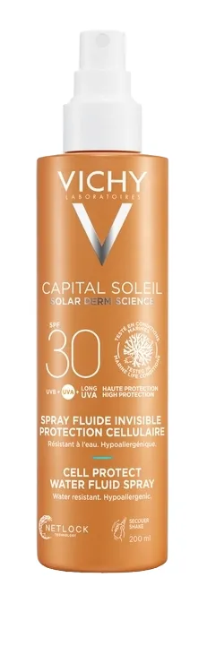 Vichy Capital Soleil Cell Protect Water Fluid Spray SPF30 (200 ml)