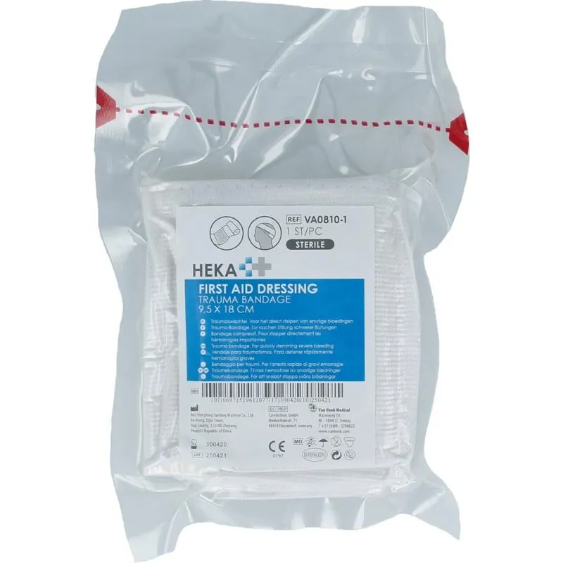 Heka Fix Traumazwachtel 9.5 x 18 cm steriel (1 stuk)
