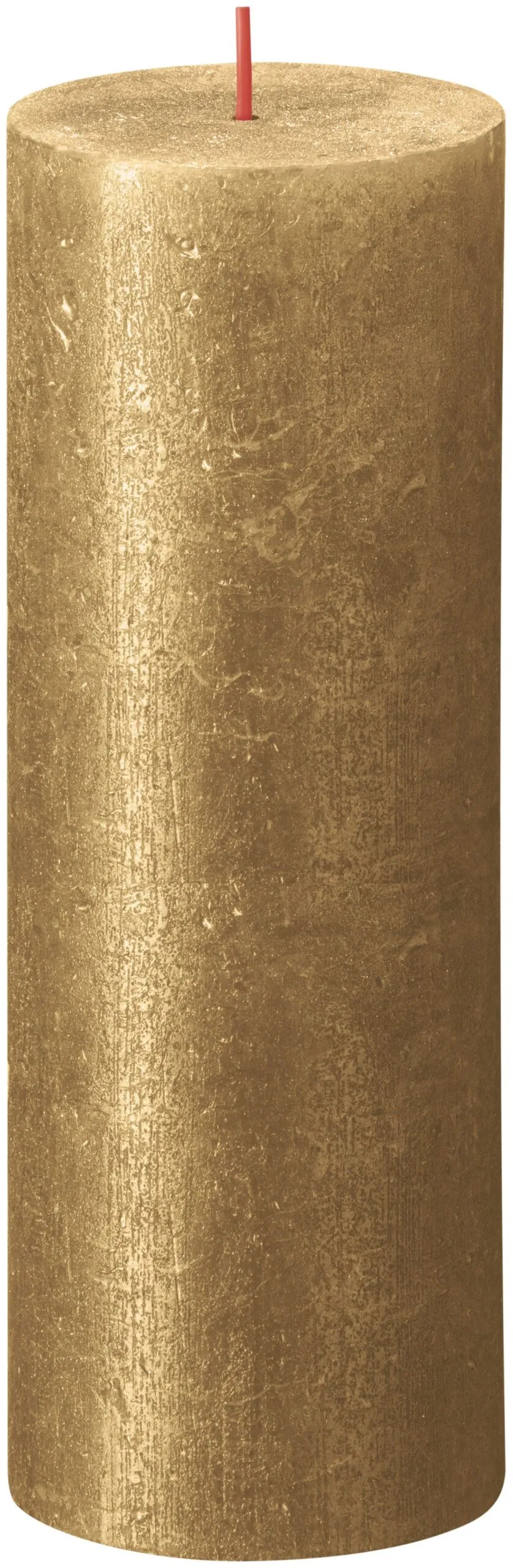 Bolsius Metallic Rustiekkaars 190/68 Goud (1 stuk)