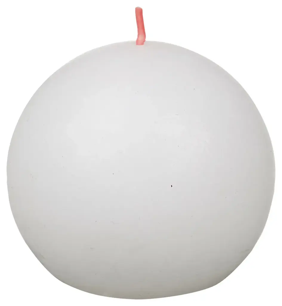 Bolsius Rustieke Bolkaars Ø76 Cloudy White (1 stuk)