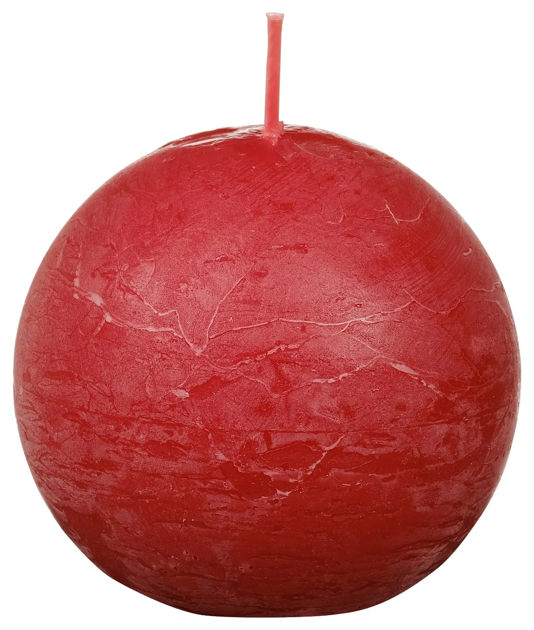 Bolsius Rustieke Bolkaars Ø76 Delicate Red (1 stuk)