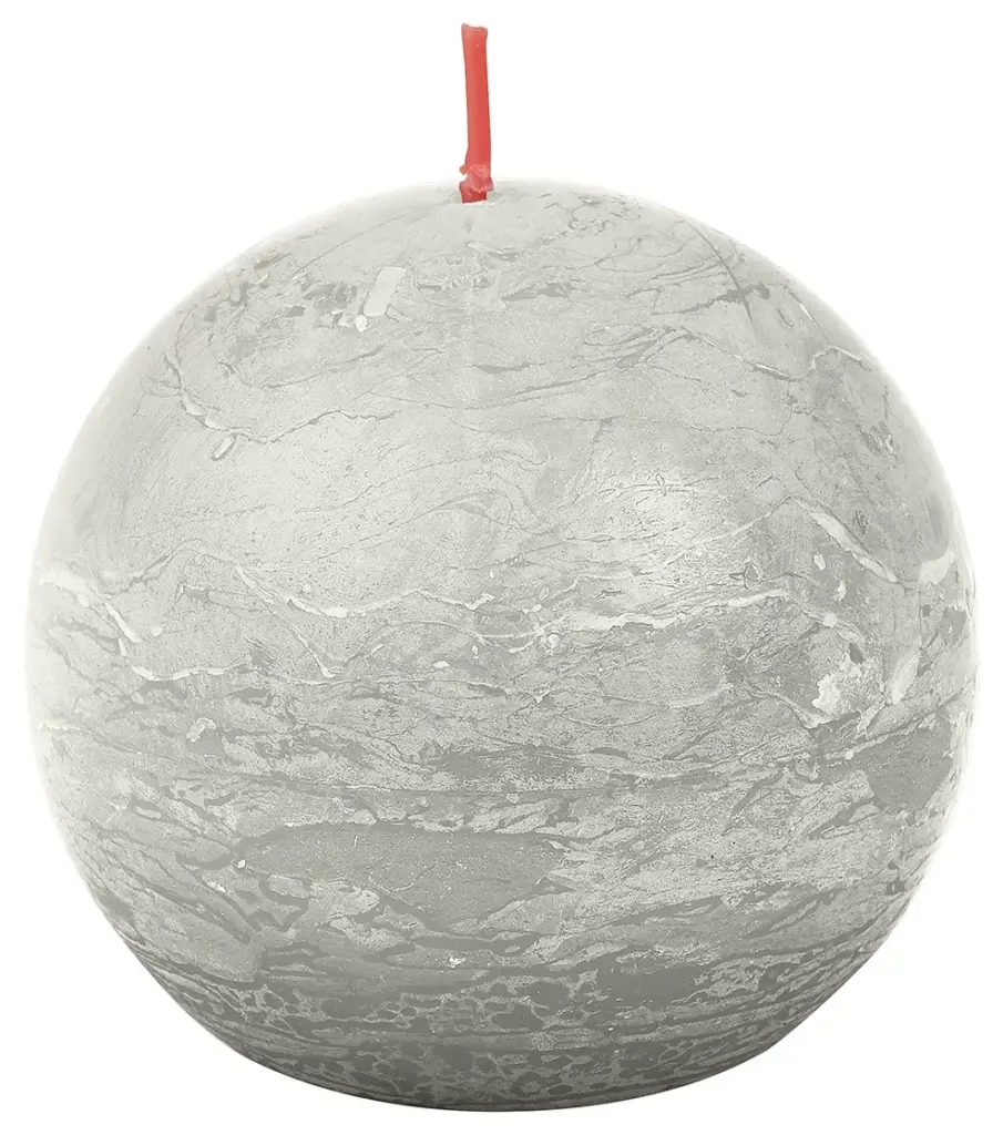 Bolsius Rustieke Bolkaars Ø76 Sandygrey (1 stuk)