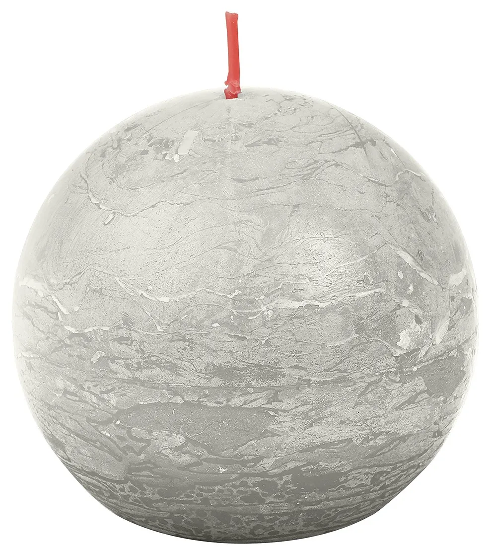 Bolsius Rustieke Bolkaars Ø76 Sandygrey (1 stuk)