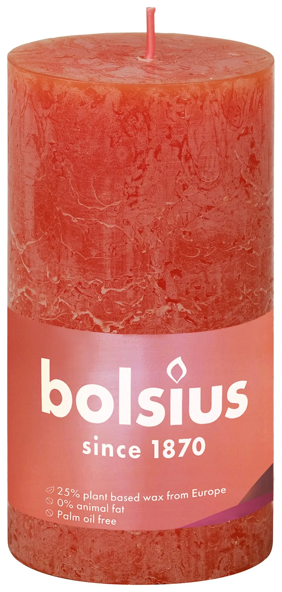 Bolsius Rustiekkaars 130/68 Earthy Orange (1 stuk)