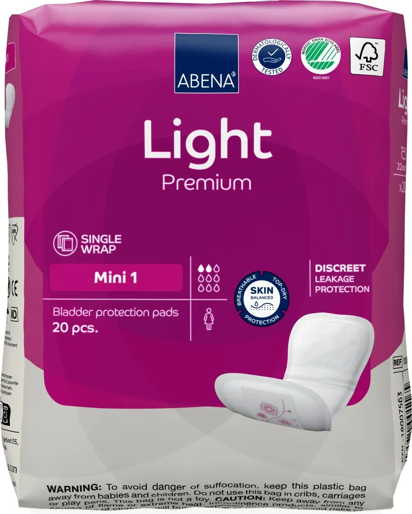 Abena Light Premium Mini 1 Inlegverband (20 stuks)