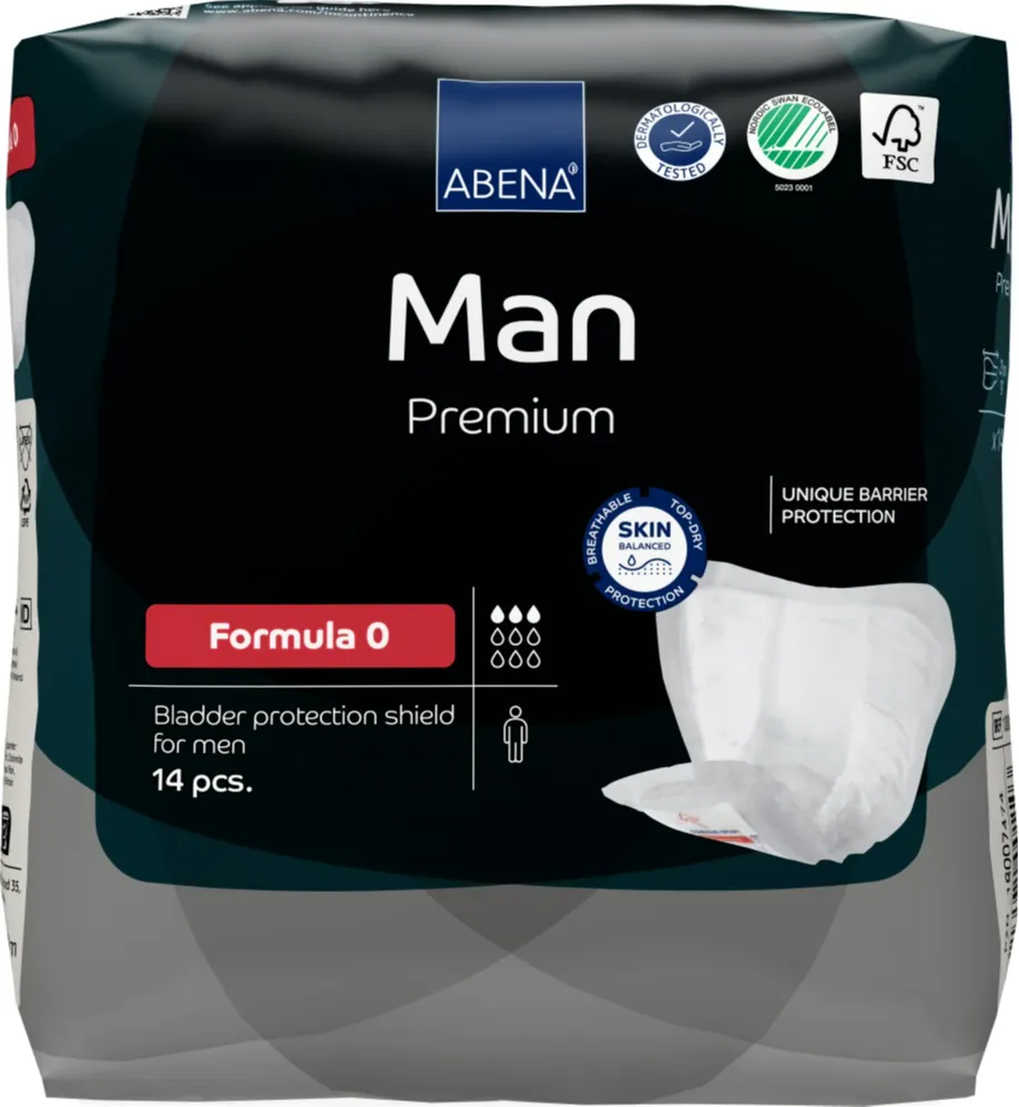 Abena Man Premium Formula 0 Inlegverband (14 stuks)
