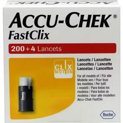 Roche Accu-chek Fastclix Lancetten (204 stuks)
