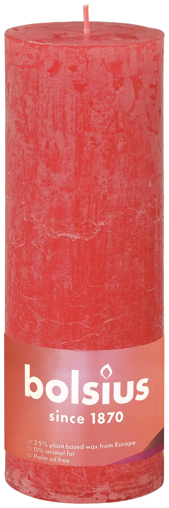 Bolsius Rustiekkaars 190/68 Blossom Pink (1 stuk)