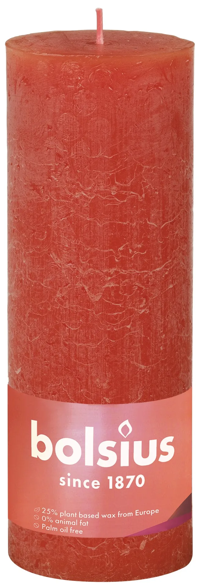 Bolsius Rustiekkaars 190/68 Earthy Orange (1 stuk)